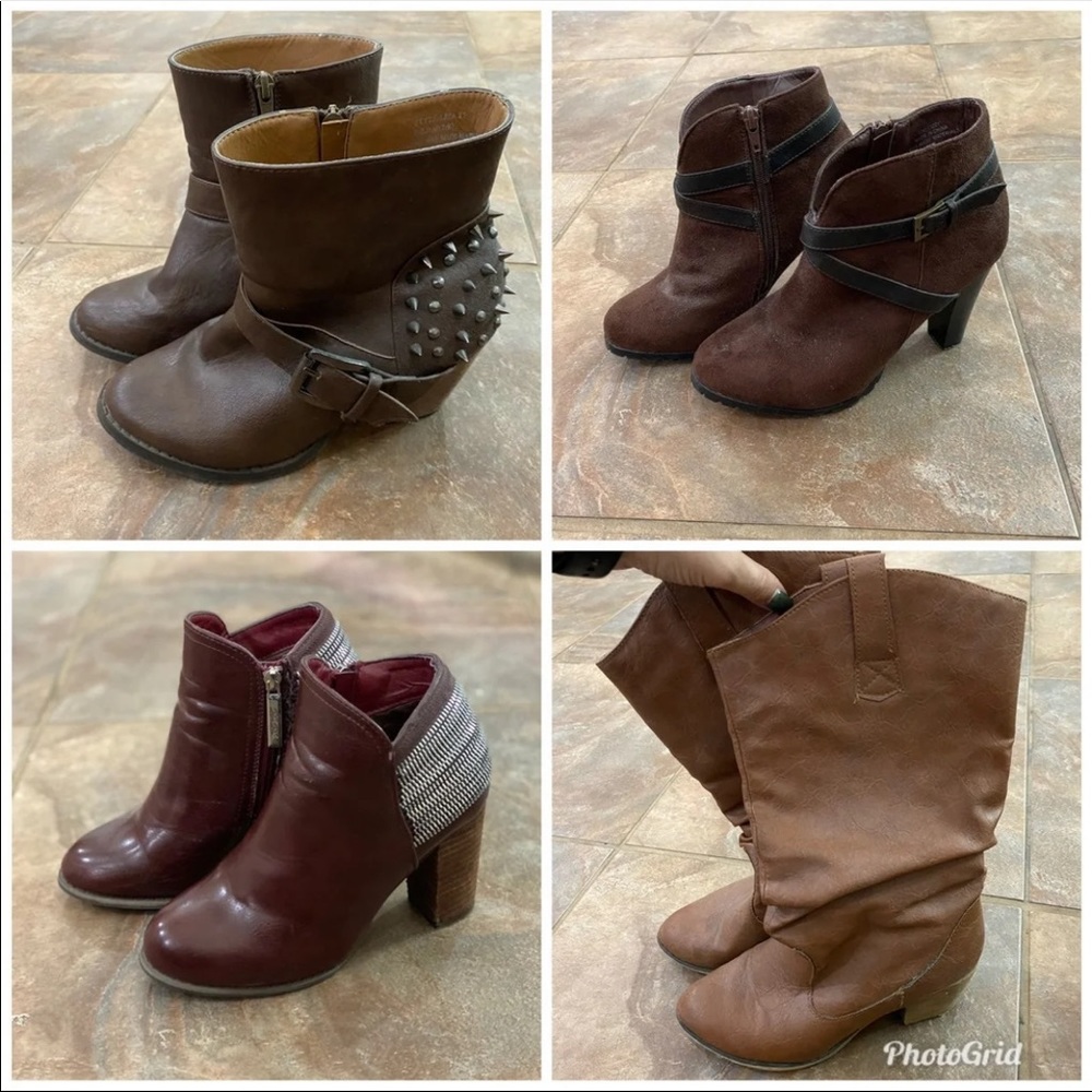 Womens booties bundle